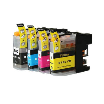 Kompatibel zu Brother LC-121 / LC-123 Tinten Spar-Set (4 Stk.)