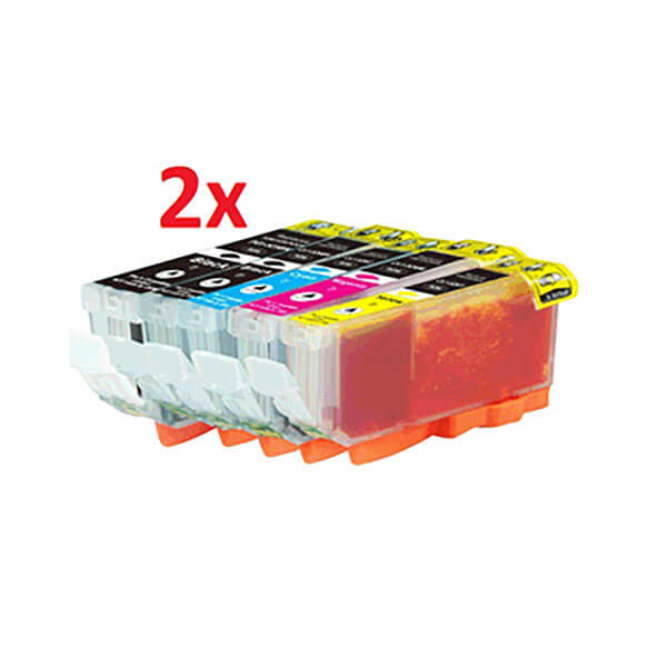 Kompatibel zu Canon PGI-525/CLI-526 Tinten Spar-Set (10 Stk.)