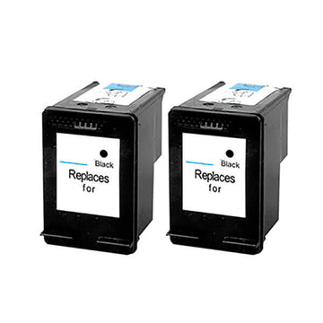 Kompatibel zu HP 302 XL Tinten Schwarz (Doppelpack)