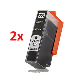 Kompatibel zu HP 364 XL Tinten Schwarz (2 Stk.)