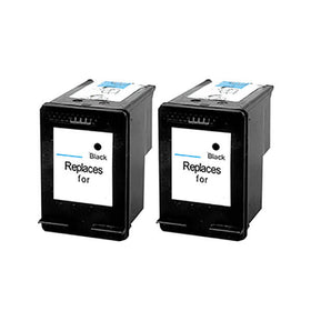 Kompatibel zu HP 62 XL Tinten Schwarz 2 Stk.