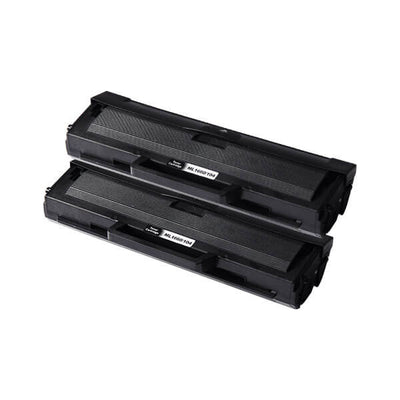 Kompatibel zu Samsung MLT-D1042S Schwarz Spar-Set (2 Stk.)