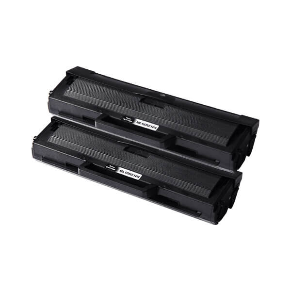 Kompatibel zu Samsung MLT-D1042S Schwarz Spar-Set (2 Stk.)
