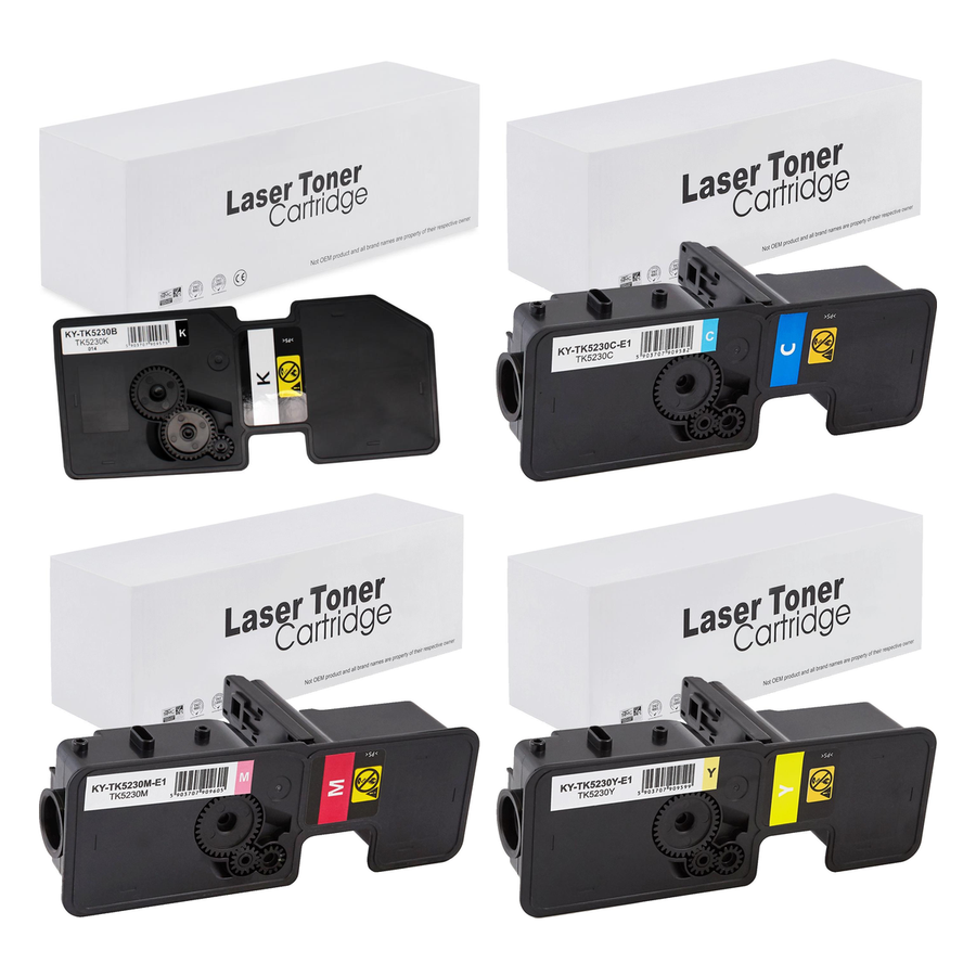 Kompatibel zu Kyocera TK-5230 Toner Spar-Set 4 Stk.