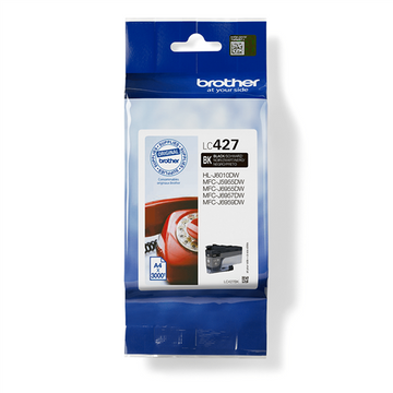 Original Brother LC427BK (LC-427BK) Schwarz Tintenpatrone