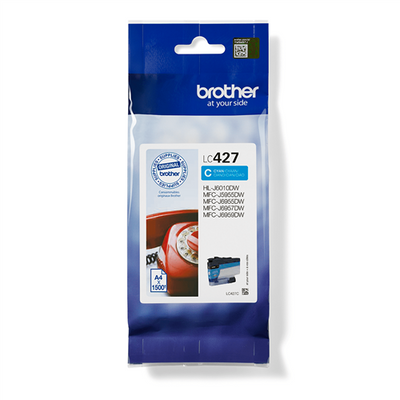 Original Brother LC427C (LC-427C) Cyan Tintenpatrone