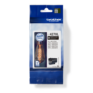 Original Brother LC427XLBK (LC-427XLBK) Schwarz Tintenpatrone