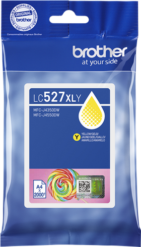 Original Brother LC 527XLY Druckerpatrone Gelb