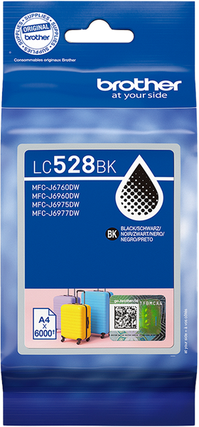 Original Brother LC528BK Druckerpatrone Schwarz