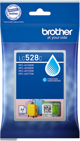 Original Brother LC528C Druckerpatrone Cyan