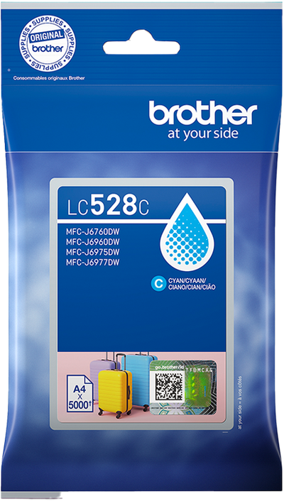Original Brother LC528C Druckerpatrone Cyan