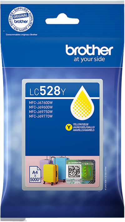 Original Brother LC528Y Druckerpatrone Gelb