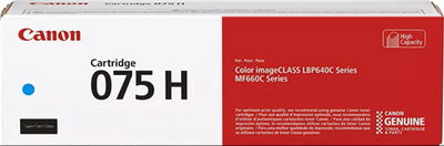 Original Canon 075 hc / 6368C002 Toner Cyan