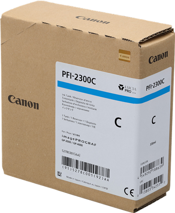 Original Canon PFI-2300c (5278C001) Cyan Tintenpatrone