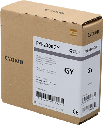 Original Canon PFI-2300gy (5281C001) Grau Tintenpatrone