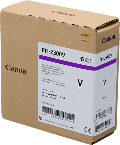 Original Canon PFI-2300v (5285C001) Violett Tintenpatrone