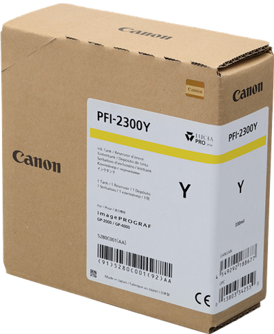 Original Canon PFI-2300y (5280C001) Gelb Tintenpatrone