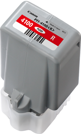 Original Canon PFI-4100r / 6785C001 Druckerpatrone Rot