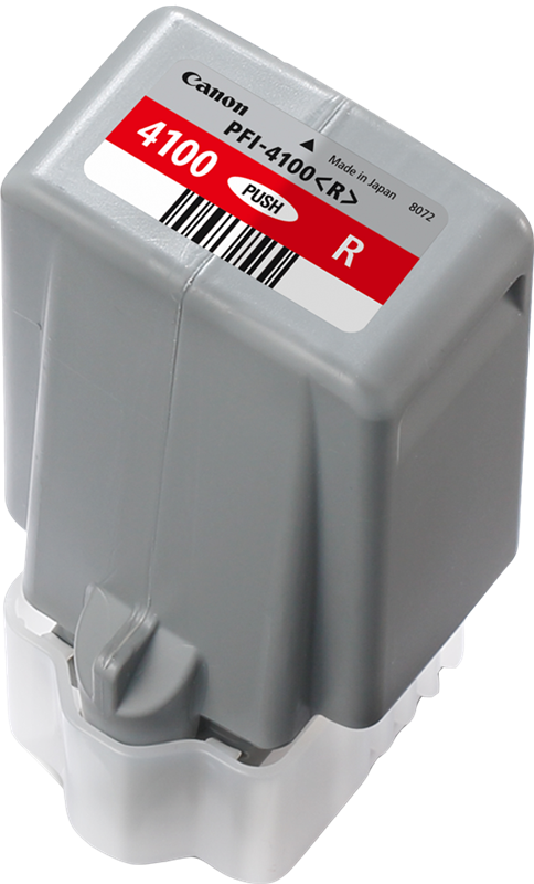Original Canon PFI-4100r / 6785C001 Druckerpatrone Rot