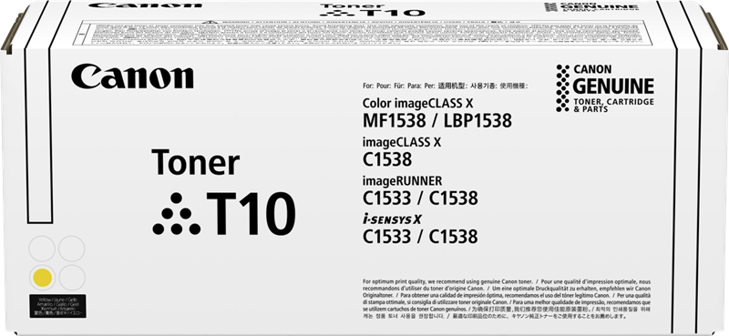 Original Canon T10 y / 4563C001 Toner Gelb