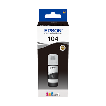 Original Epson 104 (C13T00P140) Nachfülltinte Schwarz