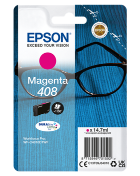 Original Epson 408 (C13T09J34010) Magenta Tintenpatrone DURABrite