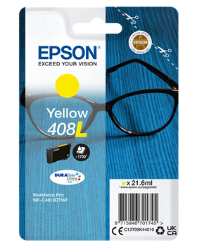 Original Epson 408L (C13T09K44010) Gelb Tintenpatrone DURABrite