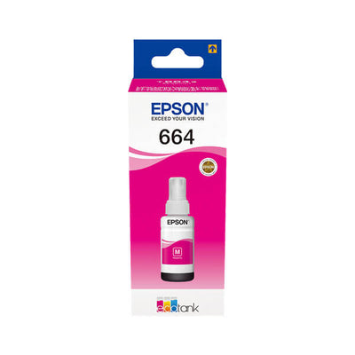 Original Epson (C13T664340) 664 Nachfülltinte Magenta