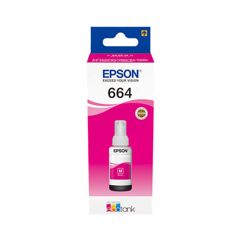 Original Epson (C13T664340) 664 Nachfülltinte Magenta