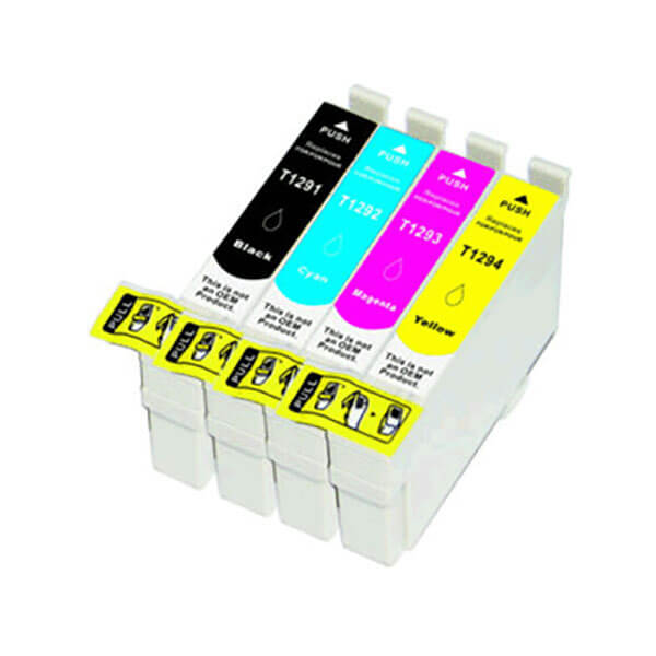 Kompatibel zu Epson (C13T13064010) T1306 XL Tintenpatronen Spar-Set (4 Stk.)