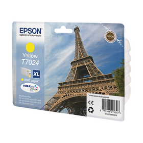 Original Epson T7024 (C13T70244010) Druckerpatrone Yellow XL