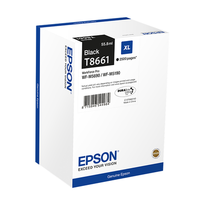 Original Epson T8661 (C13T866140) Druckerpatrone schwarz