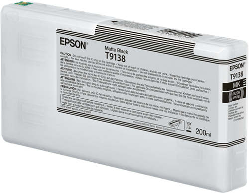 Original Epson T9138 (C13T91380N) Matt Schwarz Tintenpatrone