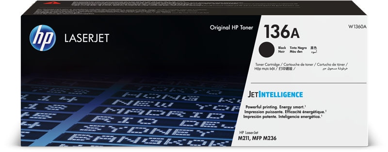 Original HP 136A / W1360A Toner Schwarz
