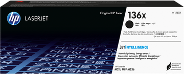 Original HP 136X / W1360X Toner Schwarz