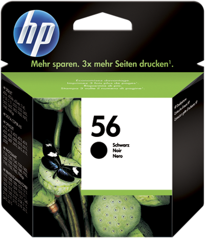 Original HP 56 (C6656AE) Tinte Black
