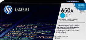 Original HP CE271A (650A) Toner Cyan