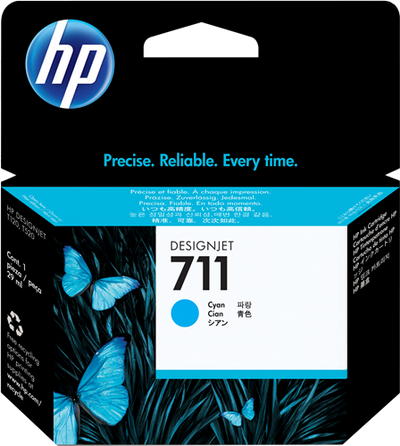 Original HP 711 Cyan Tintenpatrone (CZ130A)