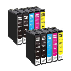 Alternativ zu Epson 603XL Tintenpatronen Multipack 4BK,2C,2M,2Y (10 Stk.)