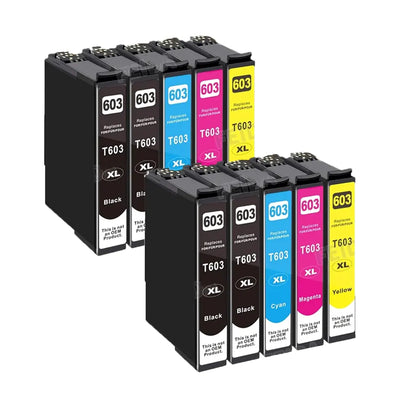 Alternativ zu Epson 603XL Tintenpatronen Multipack 4BK,2C,2M,2Y (10 Stk.)