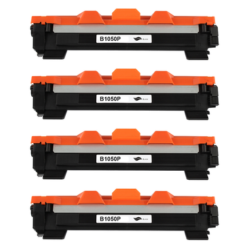 Kompatibel zu Brother TN-1050 Toner Schwarz Spar-Set (4 Stk.)