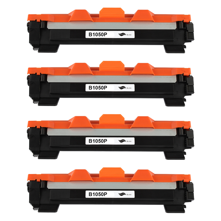 Kompatibel zu Brother TN-1050 Toner Schwarz Spar-Set (4 Stk.)
