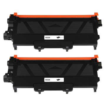 Kompatibel zu Brother TN-2220 Toner Schwarz Spar -Set 2 Stk.