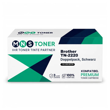Kompatibel zu Brother TN-2220 Toner Schwarz Spar -Set 2 Stk.