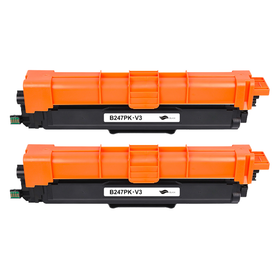 Kompatibel zu Brother TN-247 BK Toner Schwarz (2 Stk.)