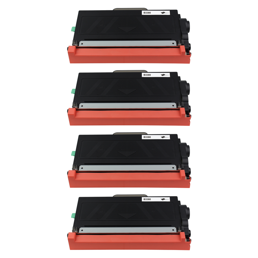 Kompatibel zu Brother TN-3380 Toner Schwarz  Spar-Set (4 Stk.)