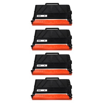 Kompatibel zu Brother TN-3480 Toner Black Spar-Set (4 Stk.)