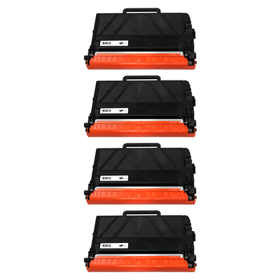 Kompatibel zu Brother TN-3512 Toner Black Spar-Set (4 Stk.)