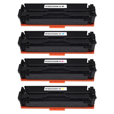 Kompatibel zu Canon 045H Toner Spar-Set (4 Stk.)