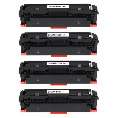 Kompatibel zu Canon 055H Toner BK C M Y Multipack